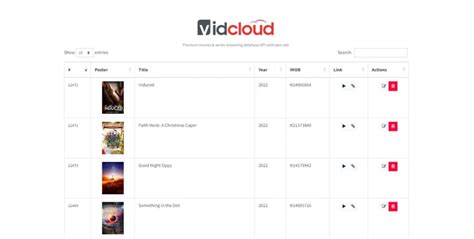 For information on accessing video properties using the CMS API, see the Using the CMS API Retrieve Video Data developer document. . Vidcloud api